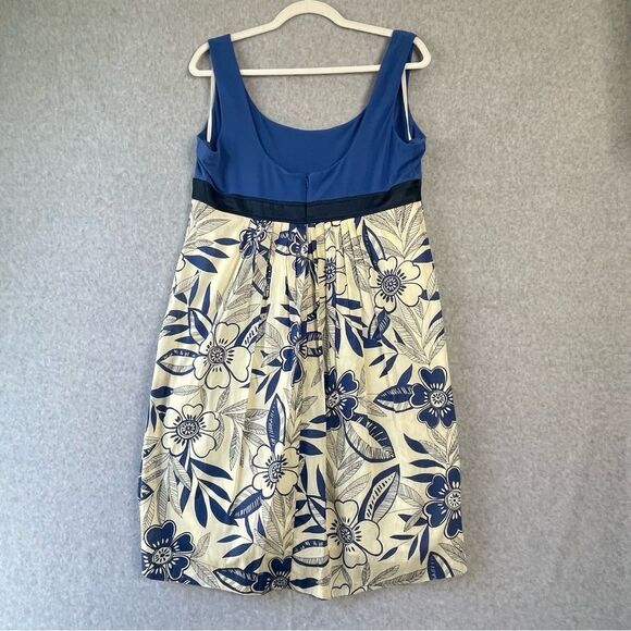 Kathryn Conover Vintag Poly Cotton Spandex Thin Strap Mini Floal Dress 14 #CC - Picture 2 of 13